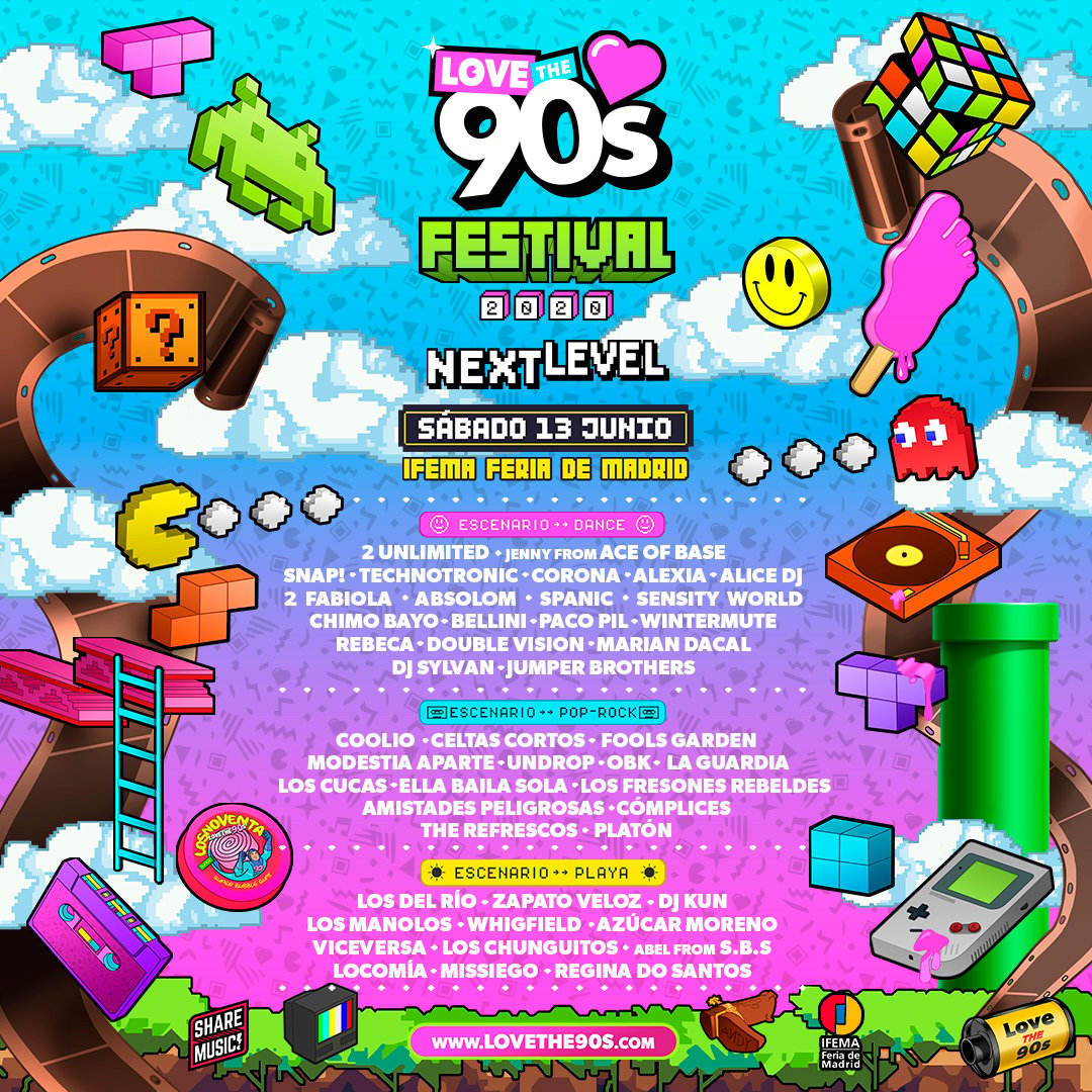 Love The 90's Festival 2020 Horarios, cartel, entradas... Wegow Blog